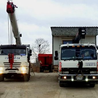 Услуги манипуляторов до 15 тонн, Владивосток